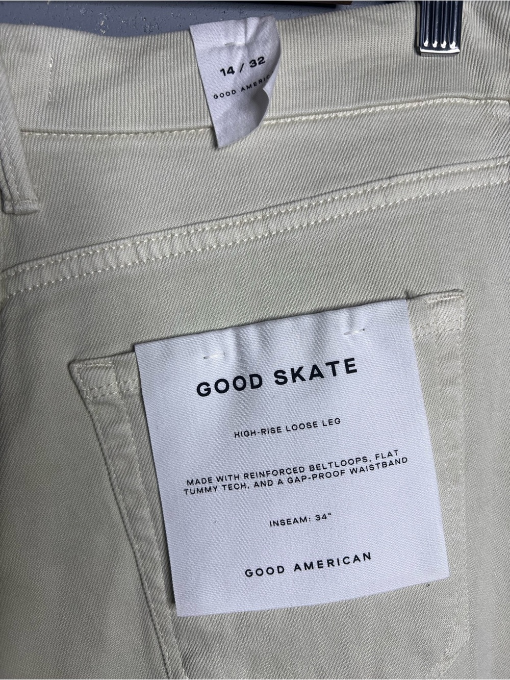 Good American Good Skate Wide Leg Jeans Size 14, NWT - Picture 9 of 11